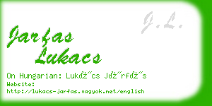 jarfas lukacs business card